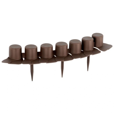 Pruun peenraäär 220 cm 4 tk.