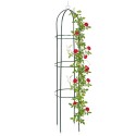 Aia pergola obelisk, metall, roheline, 36x36x194 cm