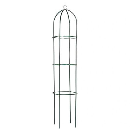 Aia pergola obelisk, metall, roheline, 36x36x194 cm