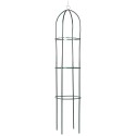 Aia pergola obelisk, metall, roheline, 36x36x194 cm