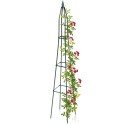Aia pergola obelisk, metall, roheline, 33x32x190 cm
