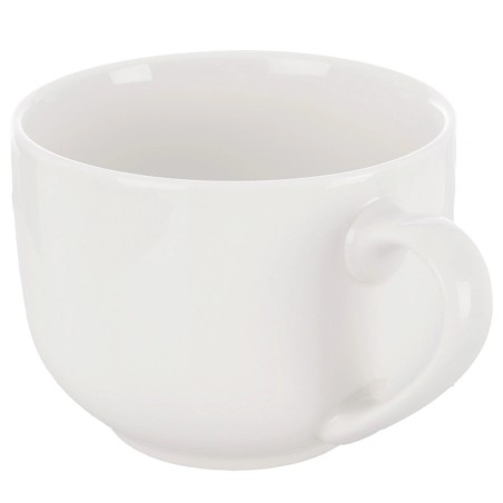 Valge portselankruus XL MONA 650 ml