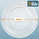 Klaasist magustoidutaldrik 18 cm