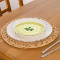 Sügavast portselanist õhtusöögitaldrik, valge DECORA, 20 cm, 600 ml