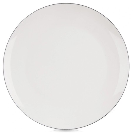 Valge portselanist taldrik DECORA 27 cm