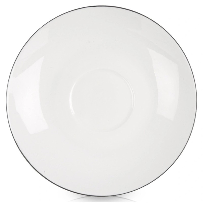 Väike taldrik, portselanist taldrik, valge DECORA, 15 cm