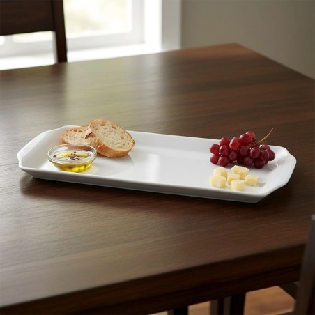 MONA valgest portselanist serveerimistaldrik 36x15,5x2,3 cm