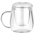 Klaaskruus infuusori ja kaanega, 400 ml