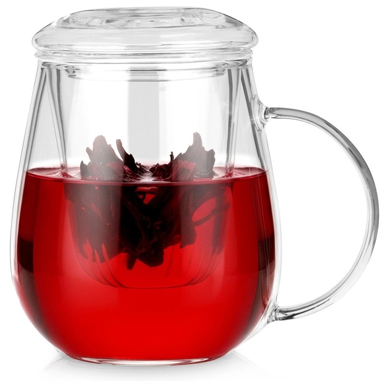 Klaaskruus infuusori ja kaanega, 530 ml