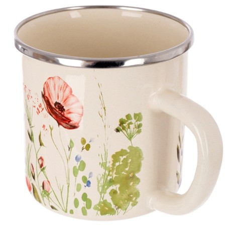 Kreemjas emailiga kruus MAKI 400 ml