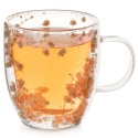 Termoklaasist topeltseinaga kruus DOUBLE 350 ml