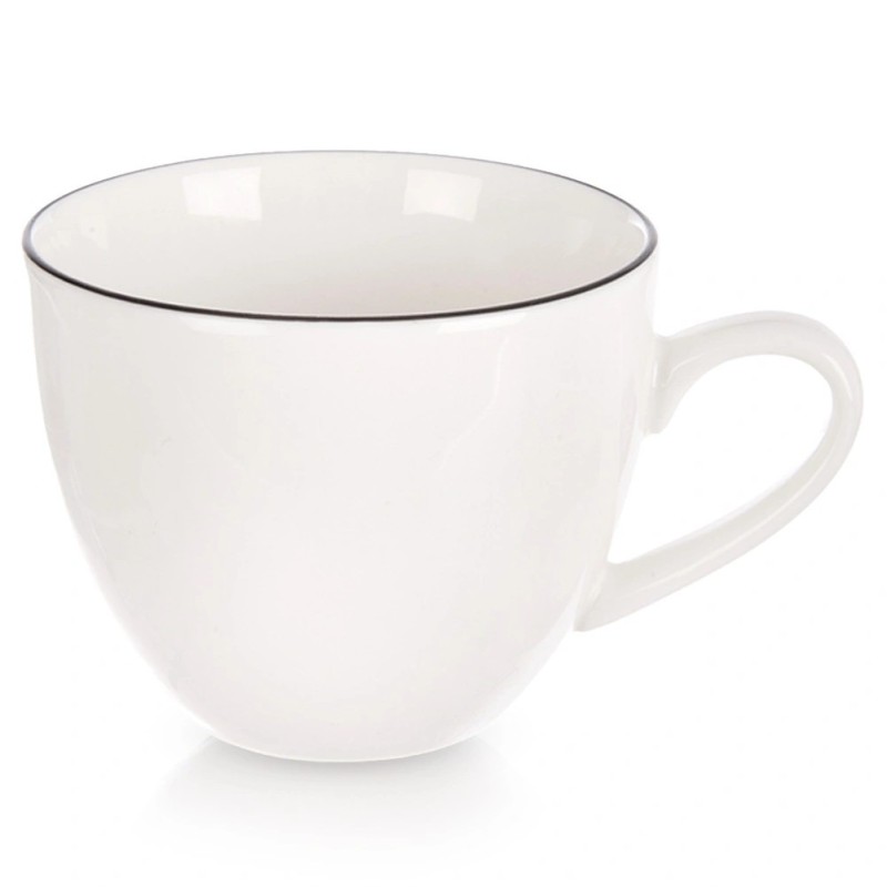Valge portselanist espressotass DECORA 100 ml