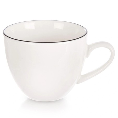 Valge portselanist espressotass DECORA 100 ml