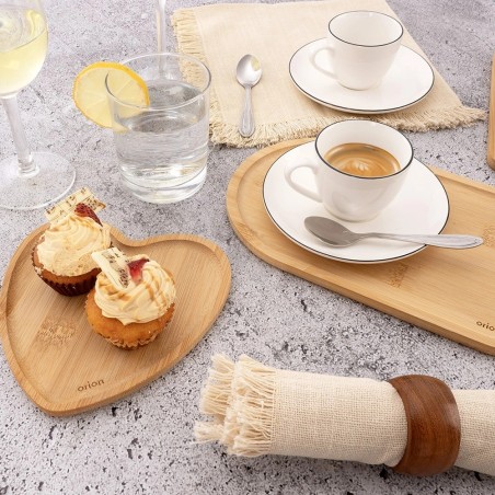 Valge portselanist espressotass DECORA 100 ml