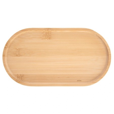 Dekoratiivne bambusest suupistetaldrik 19x10,5 cm