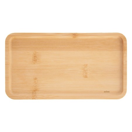 Dekoratiivne bambusest suupistetaldrik 20x11 cm