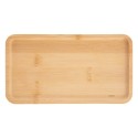 Dekoratiivne bambusest suupistetaldrik 20x11 cm