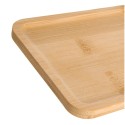 Dekoratiivne bambusest suupistetaldrik 20x11 cm