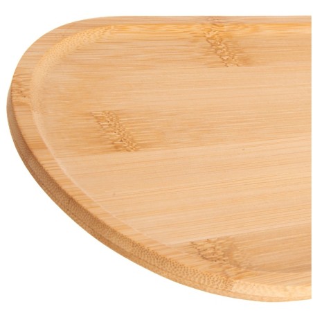 Dekoratiivne bambusest suupistetaldrik 28x15 cm