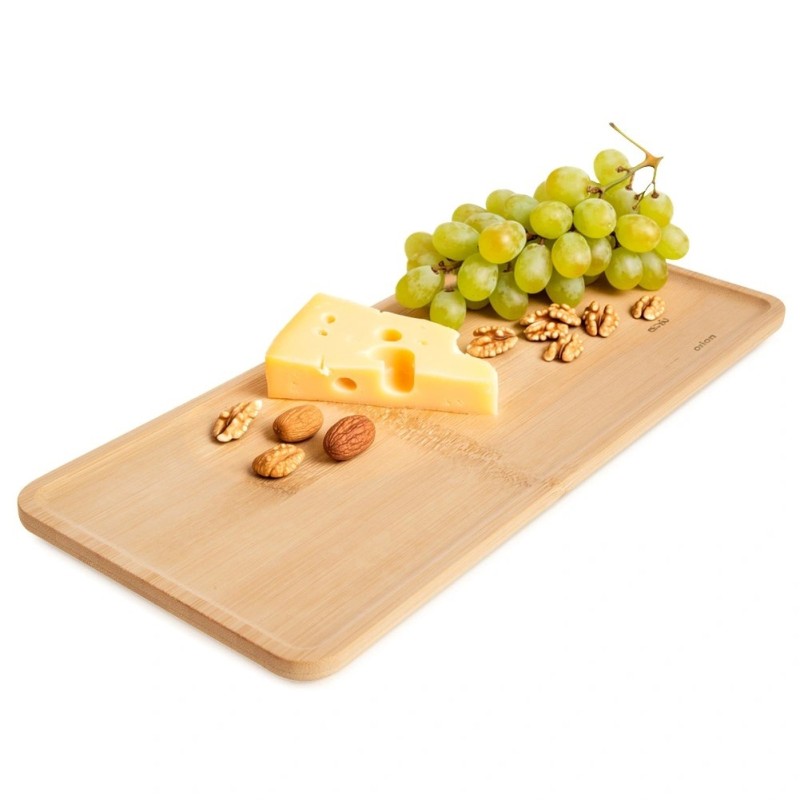 Dekoratiivne bambusest suupistetaldrik 35x15 cm