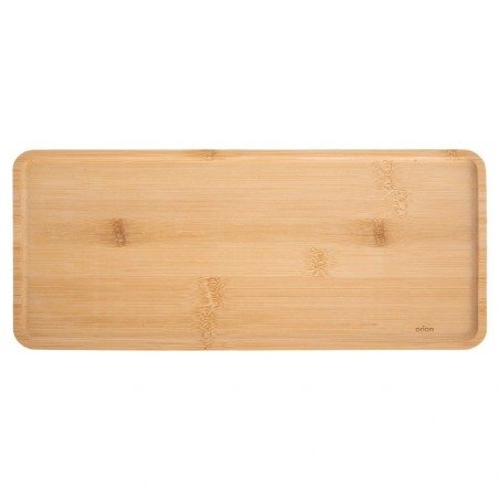 Dekoratiivne bambusest suupistetaldrik 35x15 cm