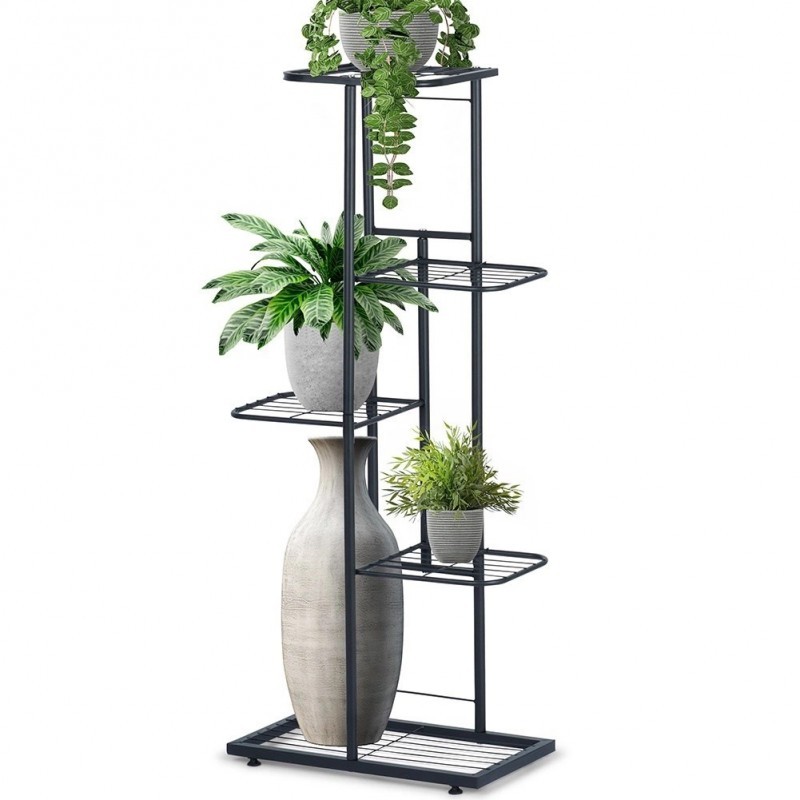 Must metallist lillealus, 5-korruseline, 96 cm | FreshDesign.ee