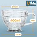Kohvi- ja teeklaasid 400 ml 6 tk.