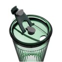 Klaaskruus kaane ja kõrrega VERDE 450 ml