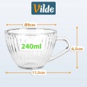 Klaasid 240 ml 6 tk.