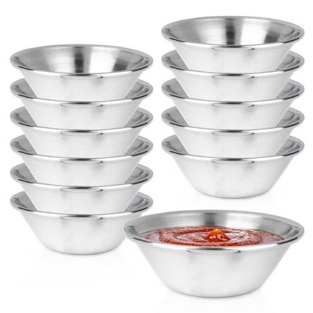 Dipikastmekausid, teras, 6,5 cm, 45 ml, 12 tk.