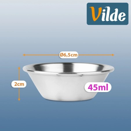 Dipikastmekausid, teras, 6,5 cm, 45 ml, 12 tk.