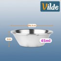 Dipikastmekausid, teras, 6,5 cm, 45 ml, 12 tk.