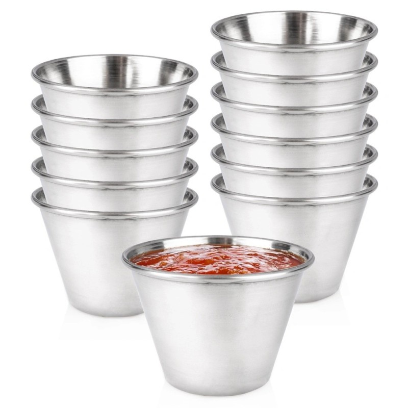 Dipikastmekausid, teras, 6 cm, 75 ml, 12 tk.