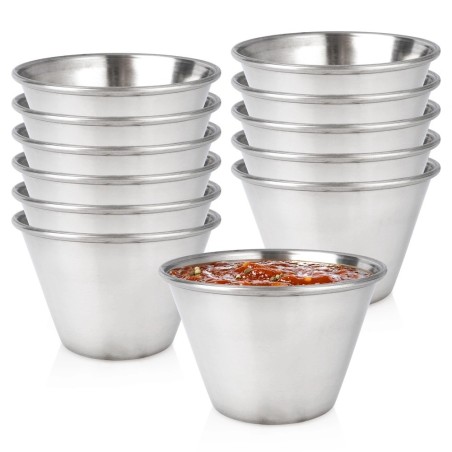 Terasest kastmekausid, 7 cm, 100 ml, 12 tk.