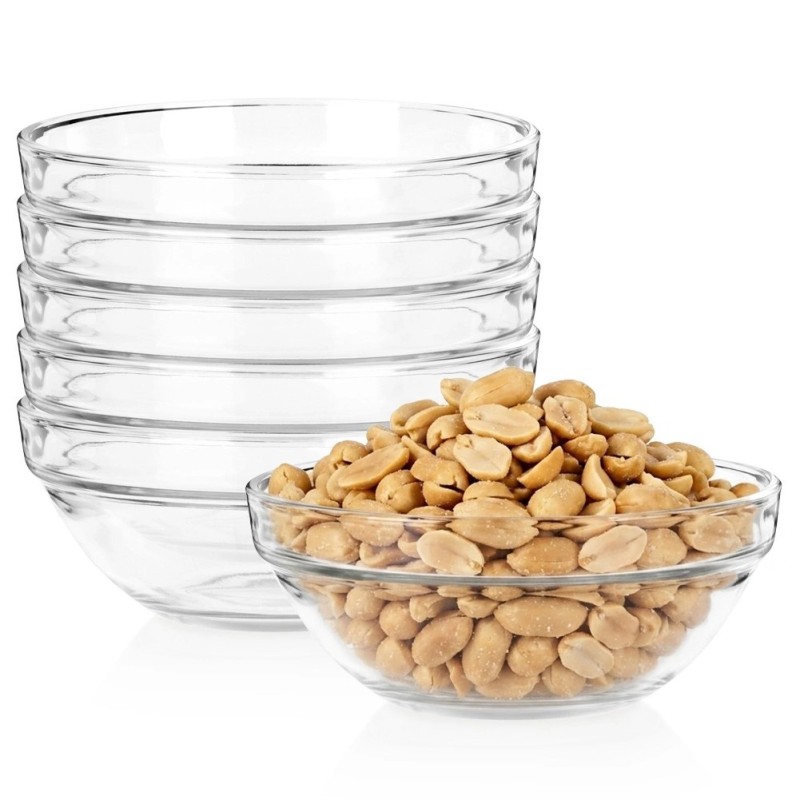 Klaaskausid 12,5 cm, 350 ml, 6 tk.