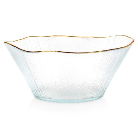Kuldsest klaasist salatikauss 21 cm, 1, 2 liitrit