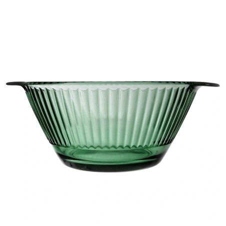 Rohelisest klaasist puljongikauss VERDE 450 ml