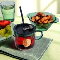 Rohelisest klaasist puljongikauss VERDE 450 ml
