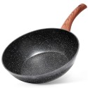 BLACK&WOOD graniidist wok-pann 28 cm