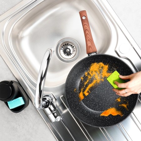 BLACK&WOOD graniidist wok-pann 28 cm