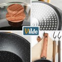 Graniidist klaasist kaanega pann GRANITICA WOOD 24 cm, 2, 2 liitrit