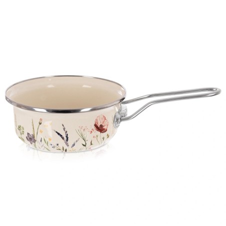 Kreemjas emailitud pott MAKI 16 cm, 950 ml