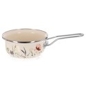 Kreemjas emailitud pott MAKI 16 cm, 950 ml
