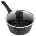 Klaaskaanega graniidist kastrul GRANITICA 16 cm, 1, 1 liitrit