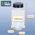 Klaasist maitseainenõu 120 ml, 24 tk. + 90 kleebist