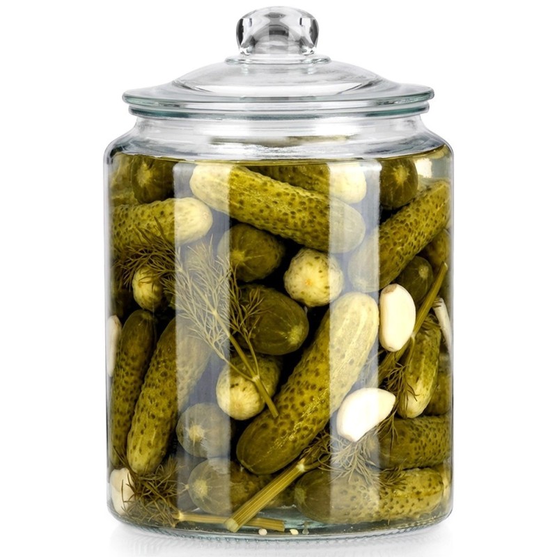 Kaane ja tihendiga klaasanum 6 liitrit