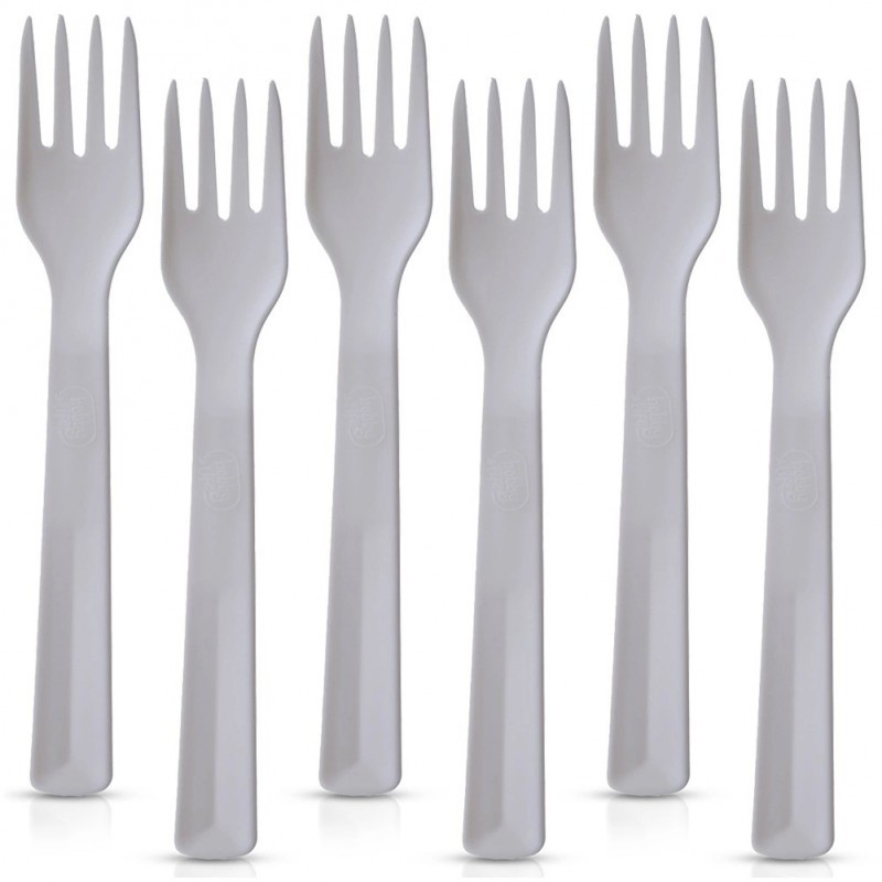 Plastikust lauakahvlid hallid SANDY 18 cm 6 tk. | FreshDesign.ee