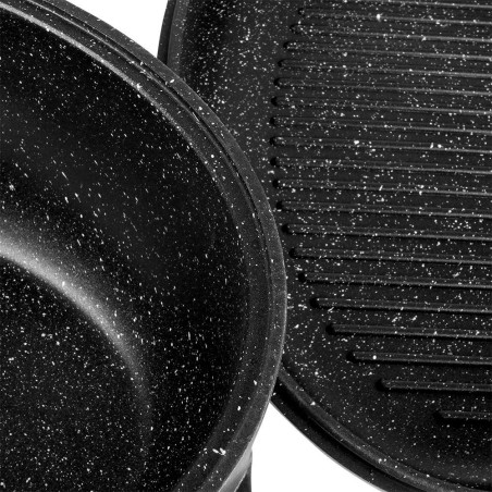 Graniidist kaanega röstimispann 2in1 GRANDE 10 liitrit, 43x28 cm