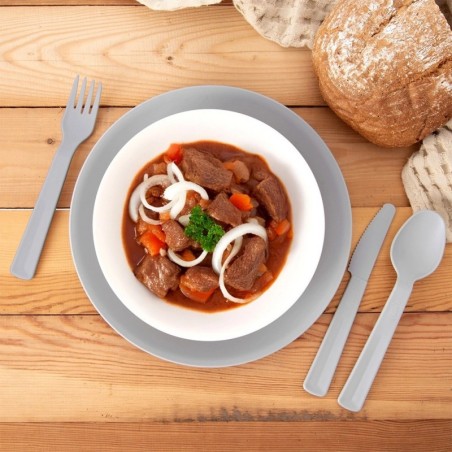 Plastikust lauakahvlid hallid SANDY 18 cm 6 tk. | FreshDesign.ee