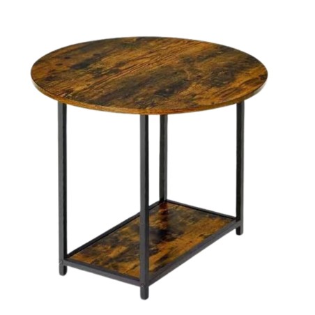 2-ühes Vintage Rustic puidust diivanilauakomplekt 123x60x51cm
